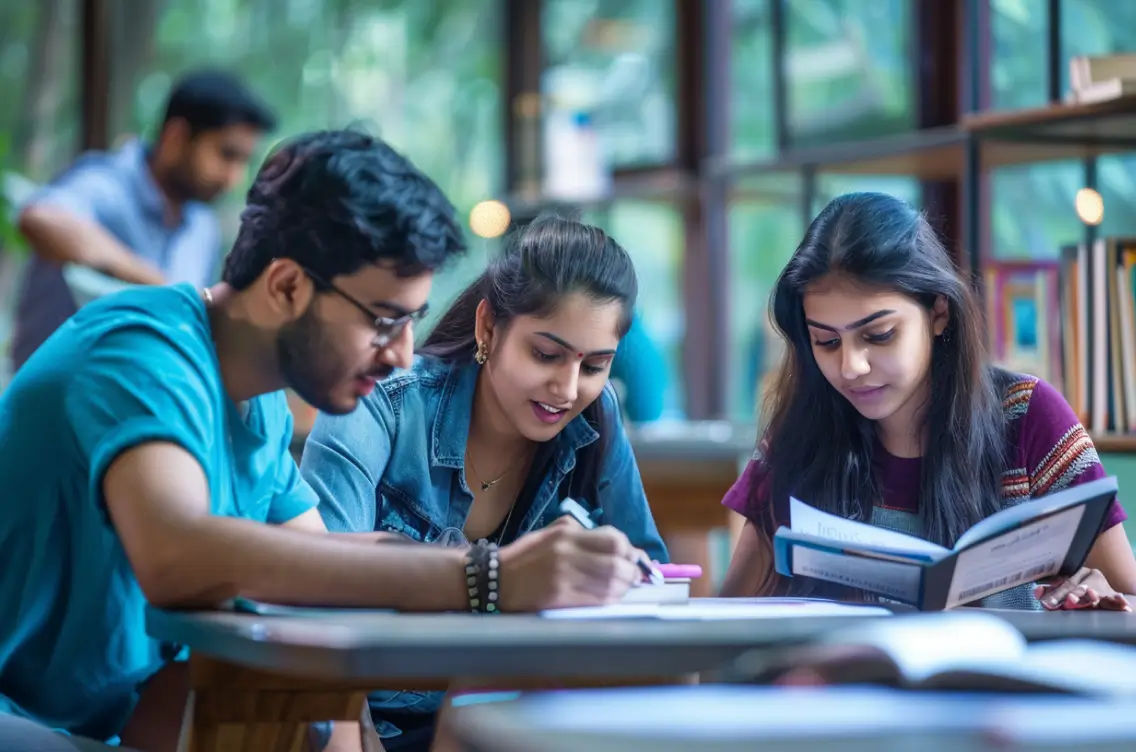 Student Studying